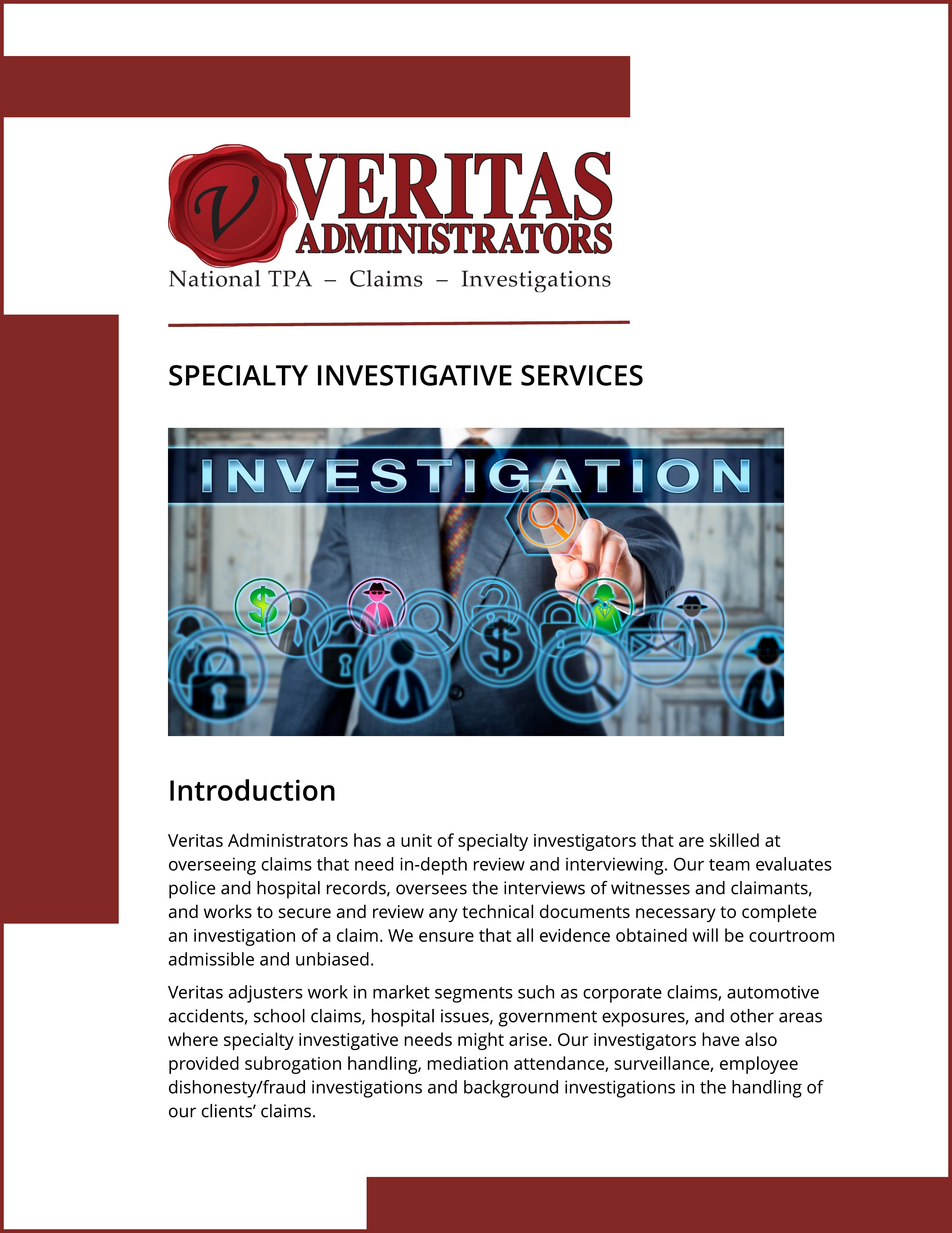 Specialty Investigative Services