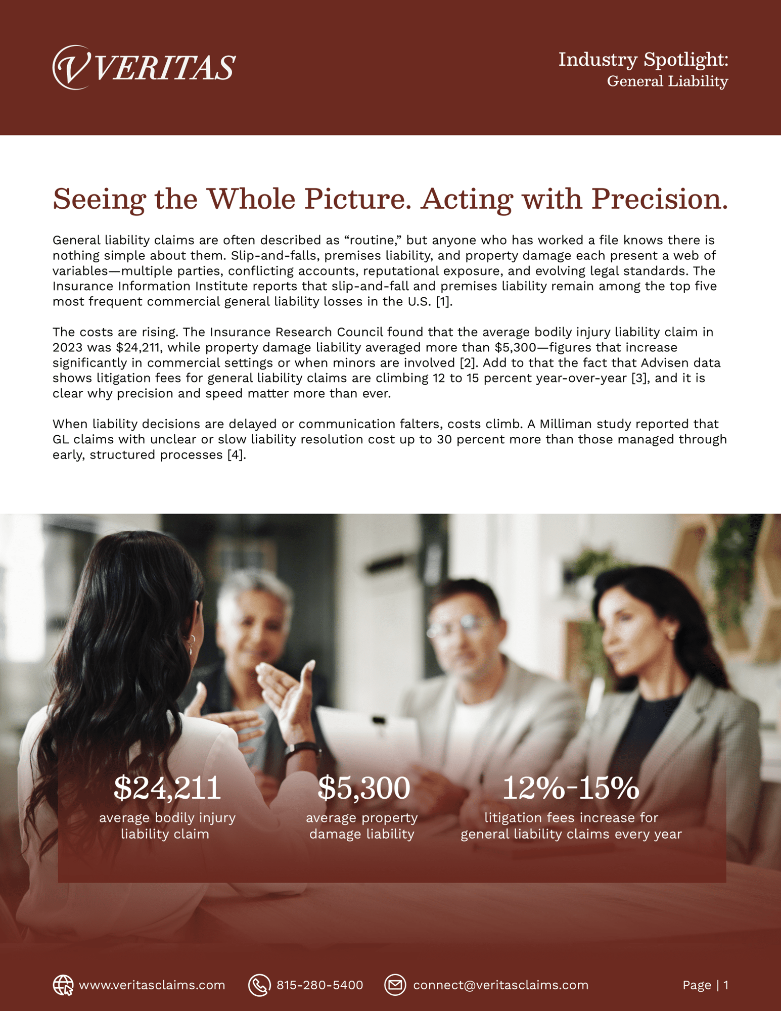 Veritas - Industry Spotlight - General Liability-1-1