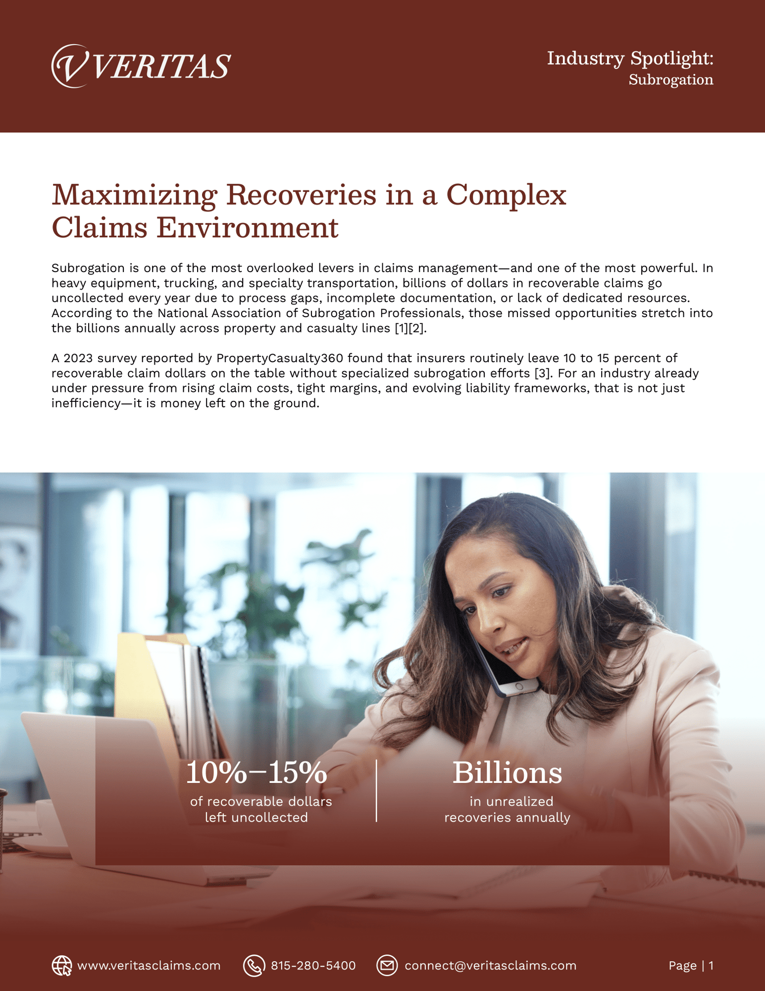 Veritas - Industry Spotlight - Subrogation-1-1